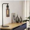 Eglo 901007 - Stolová lampa MAIONE 1xE27/4W/230V čierna/dymová 901007 + záruka 3 roky zadarmo