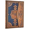 2026 Safavid Indigo (Safavid Binding Art) Midi 12-month Vertical Hardcover Flexi Dayplanner 2026 (Wrap Closure)