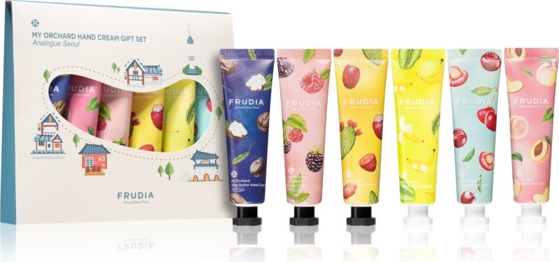 Frudia My Orchard extra výživný krém na ruky 30 ml + extra výživný krém na ruky 30 ml + extra výživný krém na ruky 30 ml + hydratačný krém na ruky 30 ml + hydratačný krém na ruky 30