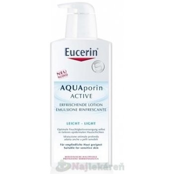 Eucerin hydratačné telové mlieko pro normální pokožku AQUAporin Active 400 ml