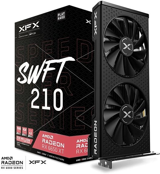 XFX Radeon RX 6650 XT Speedster SWFT 210 Core 8GB GDDR6 RX-665X8DFDY