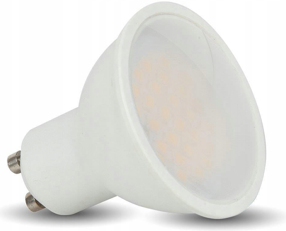 V-TAC LED žiarovka GU10 4,5W, 400lm, 100° Teplá biela 3000K