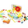 KIK KX7838_4 Mozaika puzzle plastové bloky + skrutkovač 258 ks