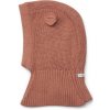 LIEWOOD Pletená kukla s uškami Hanibal Balaclava Dark Rosetta