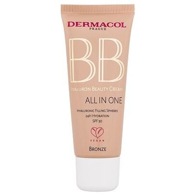 Dermacol BB Cream Hyaluron Beauty Cream All In One hydratační bb krém 02 Bronze 30 ml