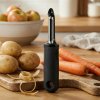 OXO Good Grips Slim čierna - škrabka / škrabák na zeleninu a ovocie plastový