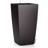 Lechuza geobra Kvetináč Lechuza Cubico all-in-one set Farba: hnedá, Veľkosť: 22 (22 x 22 / 41 cm)