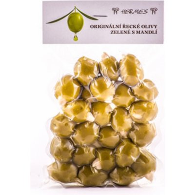 Hermes Zelené olivy s mandľou 150 g