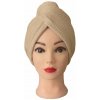 Kaptán Turban na vlasy vafle, béžový