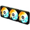 GIGABYTE ventilátor EZ CHAIN FAN 3-PACK, 3x120mm, černá GP-GBT EZFAN1203