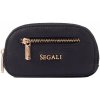 Segali Kožená kľúčenka-mini peňaženka 50526 Black