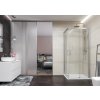 Aquatek DYNAMIC A4 Rohový sprchový kút 100x100x195cm, posuvné dvere, chróm, sklo číre AQ DYNAMICA4SAT10062