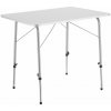 tectake 402173 kempingový stolík skladací 80x60x68cm - šedá