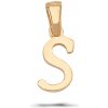 Lillian Vassago Zlatý prívesok písmeno S LLV03-GP002-S Farba zlata: Ružová