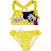 SunCity · Detské / dievčenské dvojdielne plavky Disney - Minnie Mouse s bodkami EU 128 Žltá