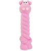 Prasiatko s latexovým lanom a chrópacím zvukom 15 cm, latex, HipHop
