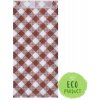 Wimex Papierové vrecko Karo 9+2,5 x 20 cm na párok v rožku