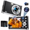 DIGITÁLNY FOTOAPARÁT 4K UHD 50MP PRE DETI S 16X ZOOMOM A 288-PALCOVÝM DISPLEJOM