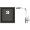 Súprava granitový drez Franke Maris 125.0716.374, kuchynská batéria Franke Lina 115.0712.420