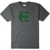 pánske tričko ETNIES ICON TEE GREY/GREEN XL