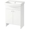Kúpeľňová skrinka s umývadlom Cersanit Bianco Cersania New 60 S509-041-DSM