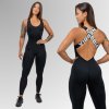 NEBBIA - Športový overal GYM RAT 201 (black) - M