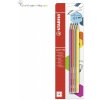STABILO pencil 160 - ceruzka - tvrdosť HB - 4ks - ružová / modrá / oranžová / žltá