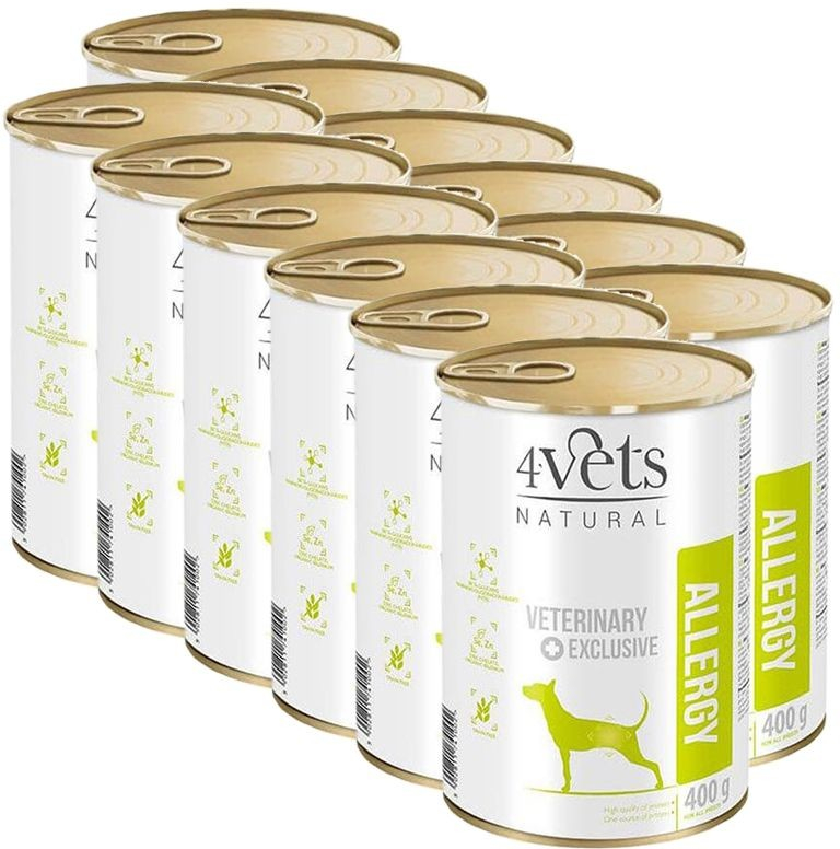 4Vets Natural Veterinary Exclusive Allergy 12 x 400 g