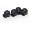 HPI Guľka kĺbika, 6.8 x 7.3 x 3mm (čierne, 4ks)