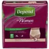 DEPEND Super XL pre ženy naťahovacie nohavičky 9 ks