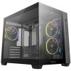 DEEPCOOL Case CG330 3F, mATX, Průhledná bočnice, 3x120mm ARGB Fan, černá R-CG330-BKNGM3-G