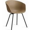 HAY Stolička AAC 26 Black Powder Coated Steel, clay