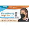 NANO M.ON nanovlákenný respirátor FFP2 černý 1 ks