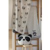 Detská deka PANDA 2212/60 slonová kosť 75x100 75x100 cm