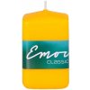 Emocio Classic hranol 50x80 žltá sviečka