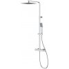 Sprchový set s termostatickou batériou Cersanit City, hranatá v chrómovom prevedení (S951-341)
