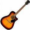 Fender FA-125CE Sunburst Elektroakustická gitara Dreadnought