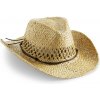 Beechfield Klobouk kovbojský B 735 v pleteném vzhledu COT53073510099-natural UNI Naturální