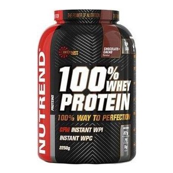 Nutrend Whey Protein 100% čokoláda+kakao 2250 g