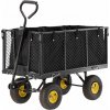 CH Čierny záhradný vozík s odnímateľnými bočnicami Loca XL - 200l