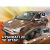 Deflektory - Hyundai i20 2014-2020 (+zadné)