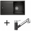 Blanco set Zia 5 S + Wega II-S silgranit/chróm čierna