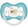 Canpol babies Silikónový cumlík s ortodontickou špičkou 18m+ BUNNY&COMPANY tyrkysový