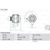 BOSCH Alternátor 0986047250