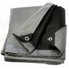 Ekspand Krycia plachta strieborno-čierná 4x6 (260g/m²)