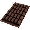 Silikónová forma na čokoládu Mini Buche 30x14ml - Silikomart - Silikomart