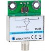 Cabletech 15dB tienený anténny zosilňovač