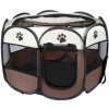 Ohrádka pre psa / mačku 74x74x43cm - hnedá