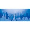 Fototapeta - PA5293 - Zrkadlený New York modrý Vliesová fototap. - 250cm x 104cm