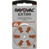 Batérie do načúvacích prístrojov 6 ks Rayovac Extra 312